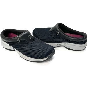 Merrell Encore Breeze Black Mesh Clog Slip On